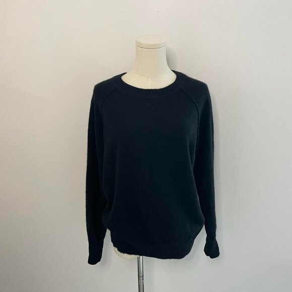Lord Taylor 100% Cashmere Black Sweater | Womens Size Medium - Picture 1 of 4